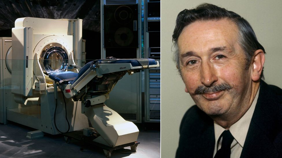 Godfrey Hounsfield and early CT scanner