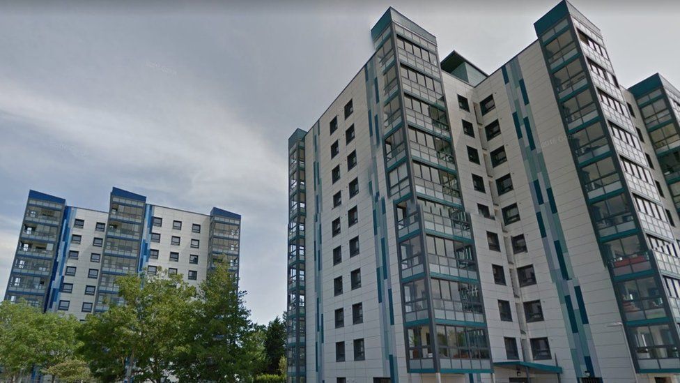 Sterte Court council-owned tower blocks