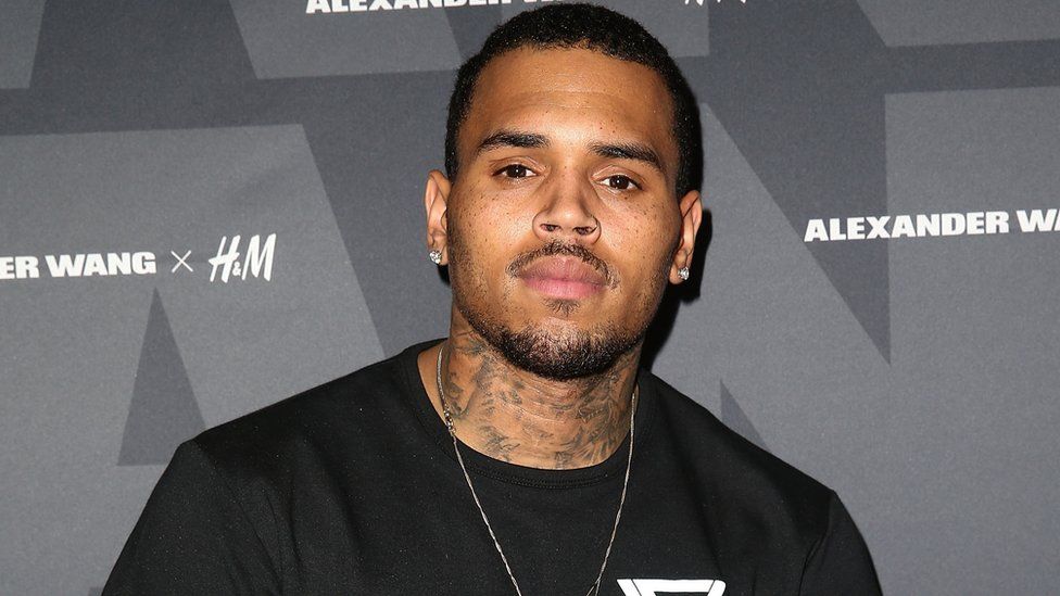 Chris Brown attends the Alexander Wang x H&M Pre-Shop Party at H&M on November 5, 2014 in West Hollywood, California.