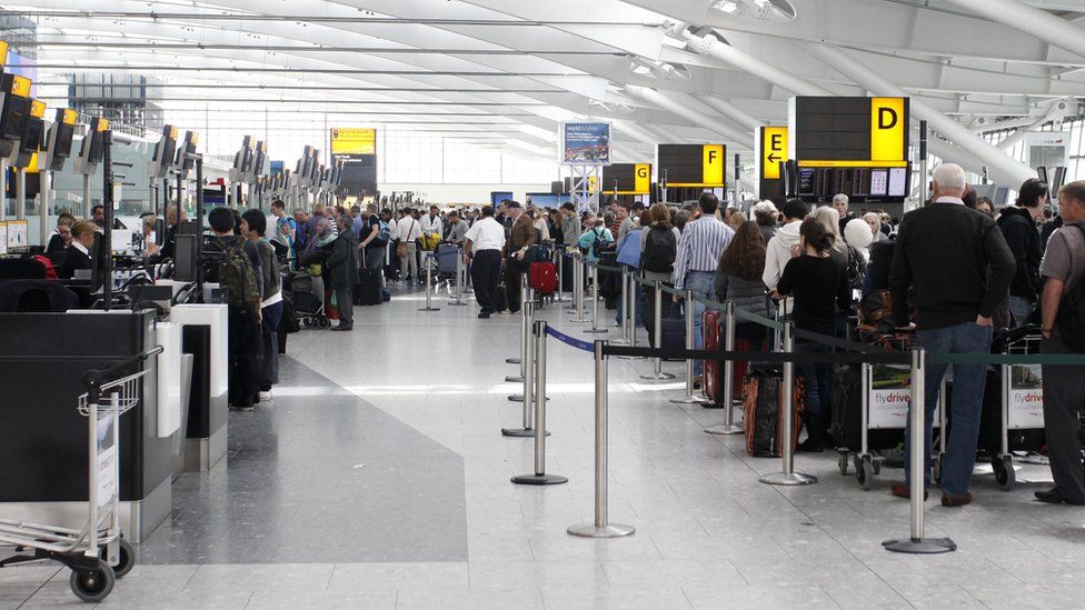 Disruption at UK airport