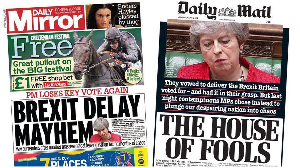 Daily Mirror and Daily Mail