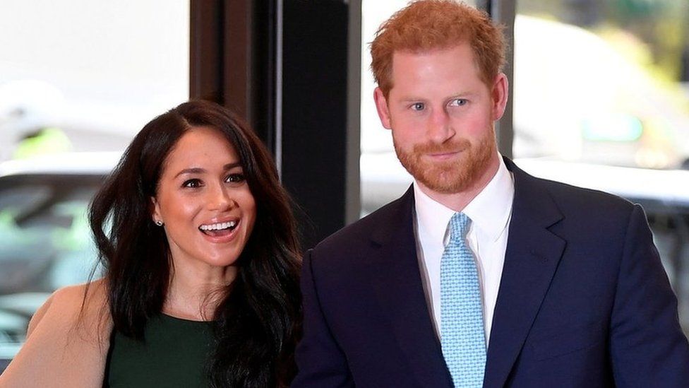 Prince Harry and Meghan in London on 15 October 2019