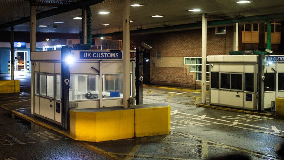 UK customs post