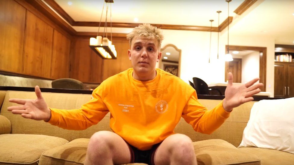 Jake Paul during his video