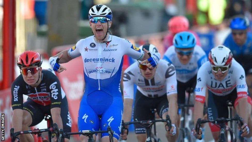 Vuelta a Espana: Penalty denies Sam Bennett victory on stage nine ...