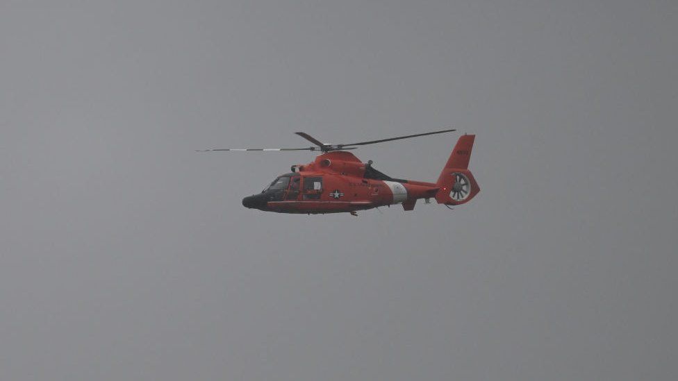 Coast Guard helicopter