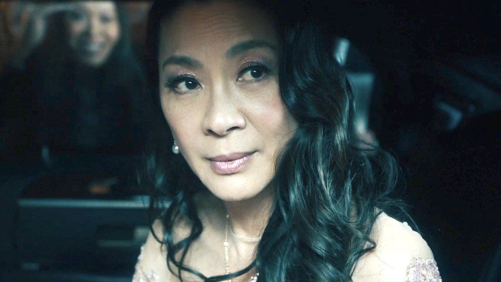 Michelle Yeoh in a scene from the movie Everything, Everywhere All At Once