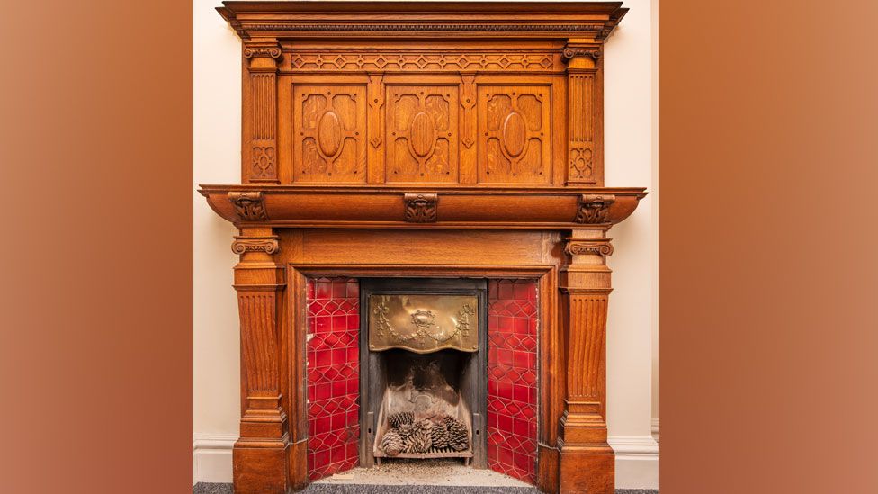 Fireplace, Bedford Shire Hall