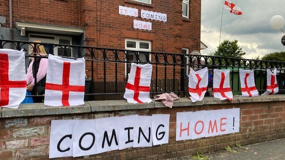 Flags in Oldham