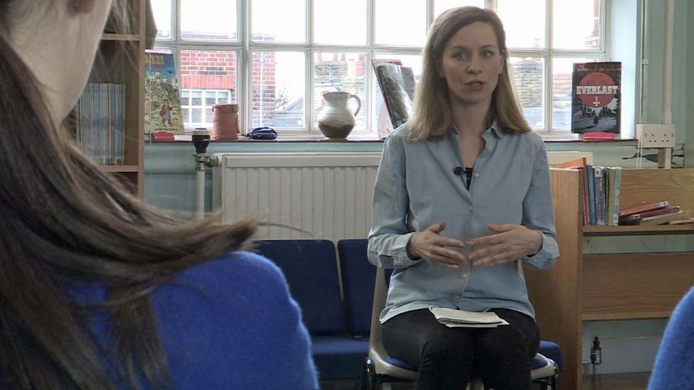 Julie Berentsen teaches mindfulness
