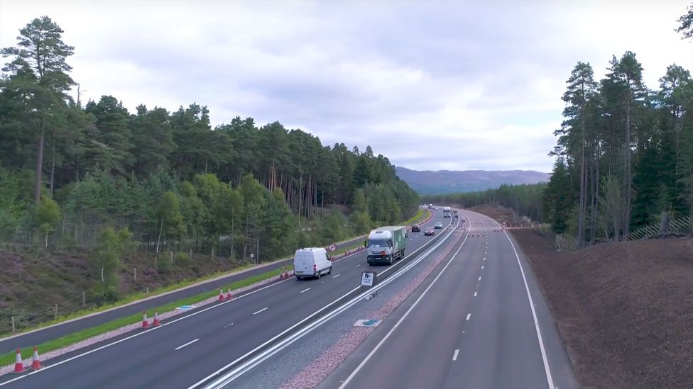 New dual carriageway on A9