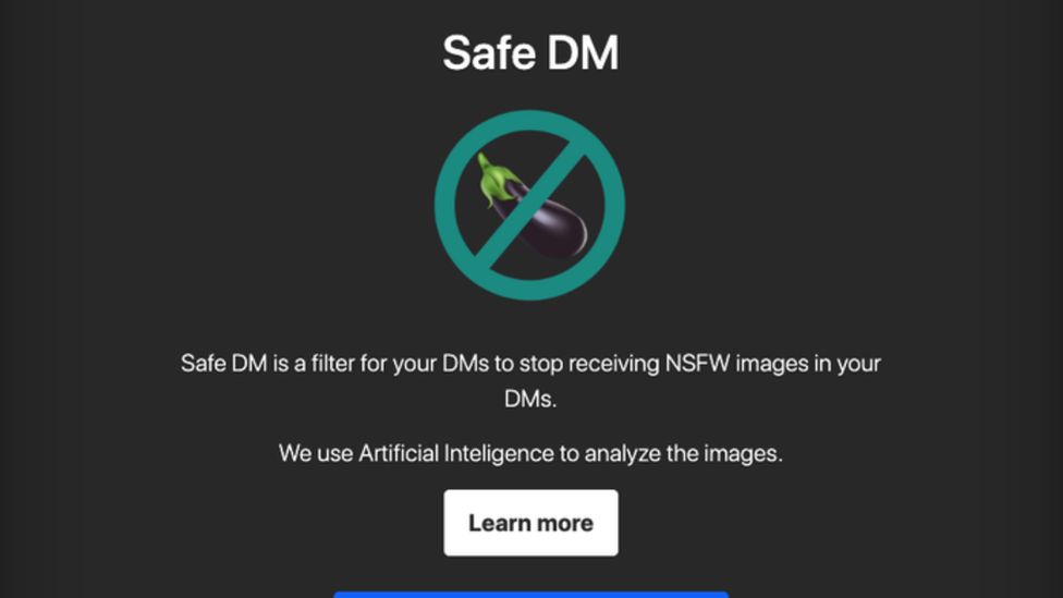 Safe DM's filter page