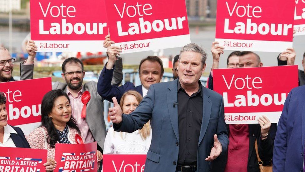 Keir Starmer in Chatham, Kent