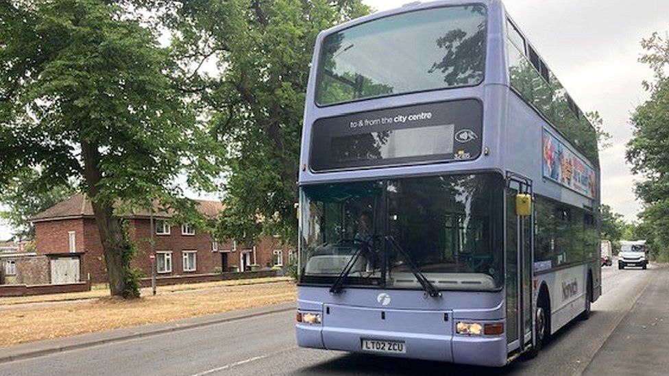First Eastern Counties bus in Norwich