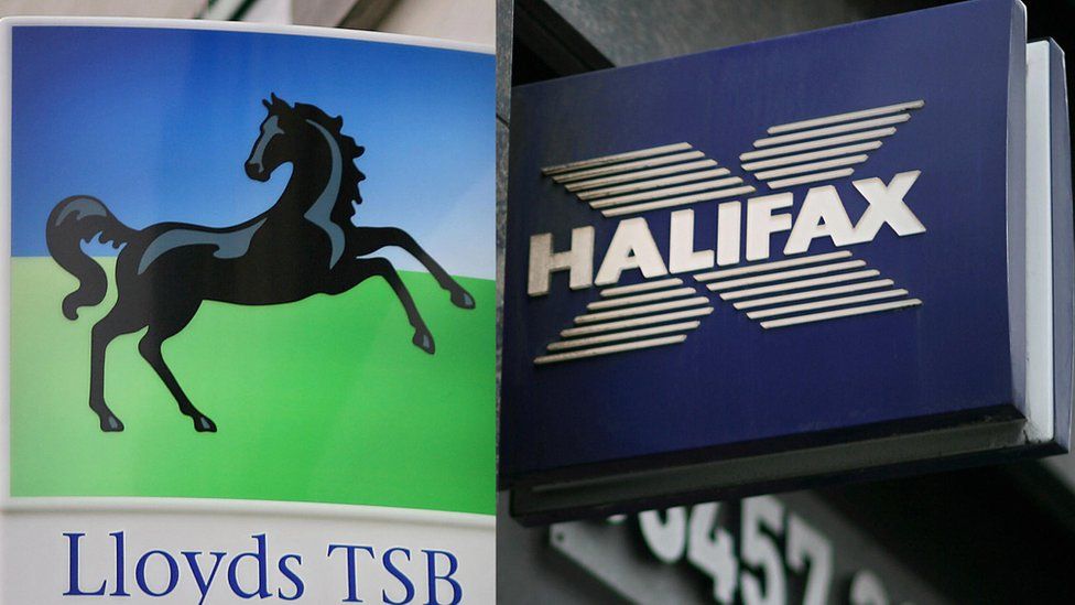 Lloyds TSB and Halifax logos