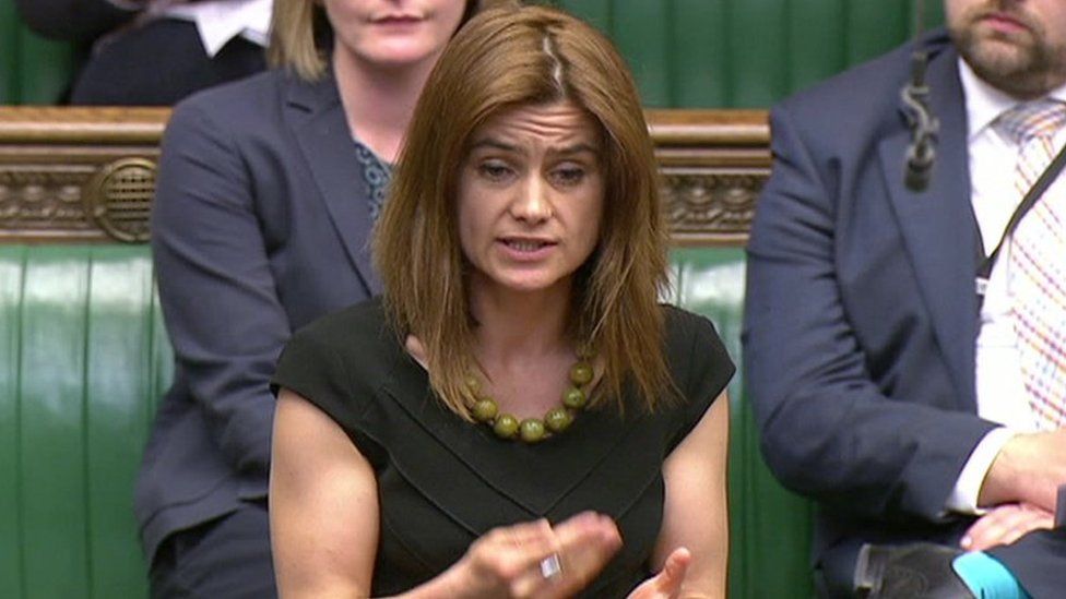 Jo Cox speaking in the Commons