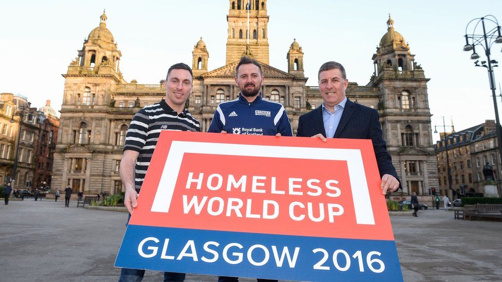 David Duke launch of Homeless World Cup