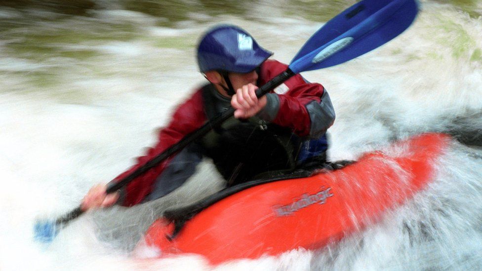 White water canoeing in Wales - generic image