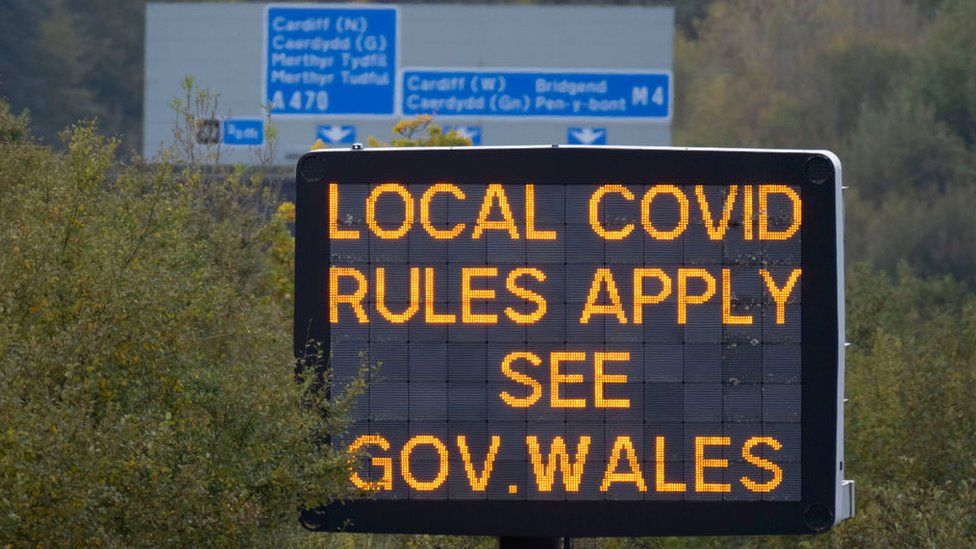 Sign on motorway