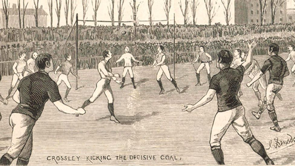 The Final of the Football Association Challenge Cup : The Old Etonians beaten by Blackburn Olympic. 1882/3