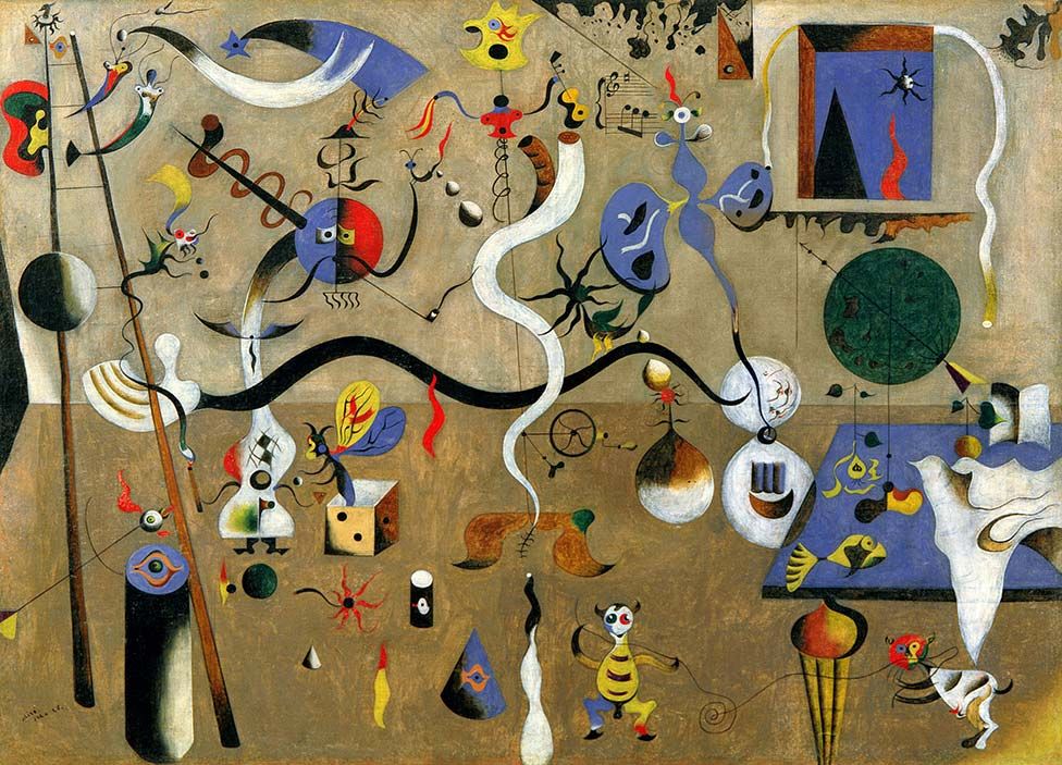 Harlequin's Carnival, 1924-25 by Miró