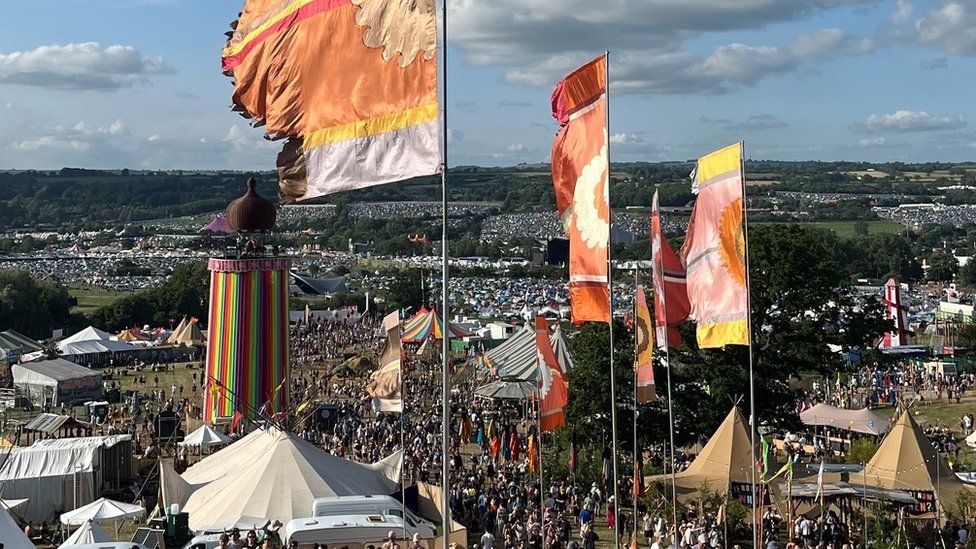 The Park astatine  the Glastonbury Festival site