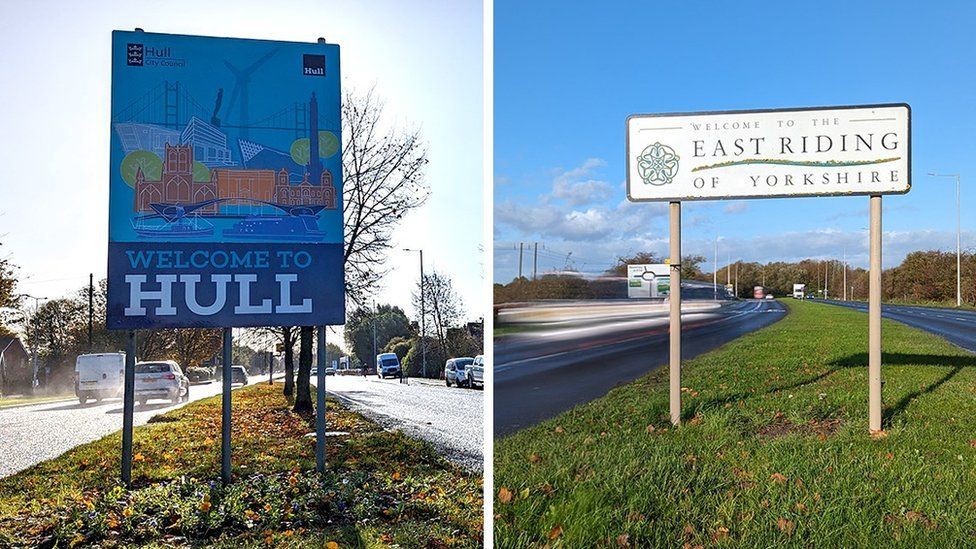 Signs for Hull and East Yorkshire