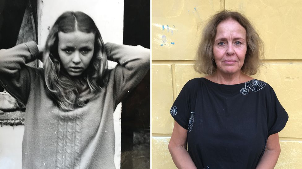 Ivana Dolezalova in 1968 and today