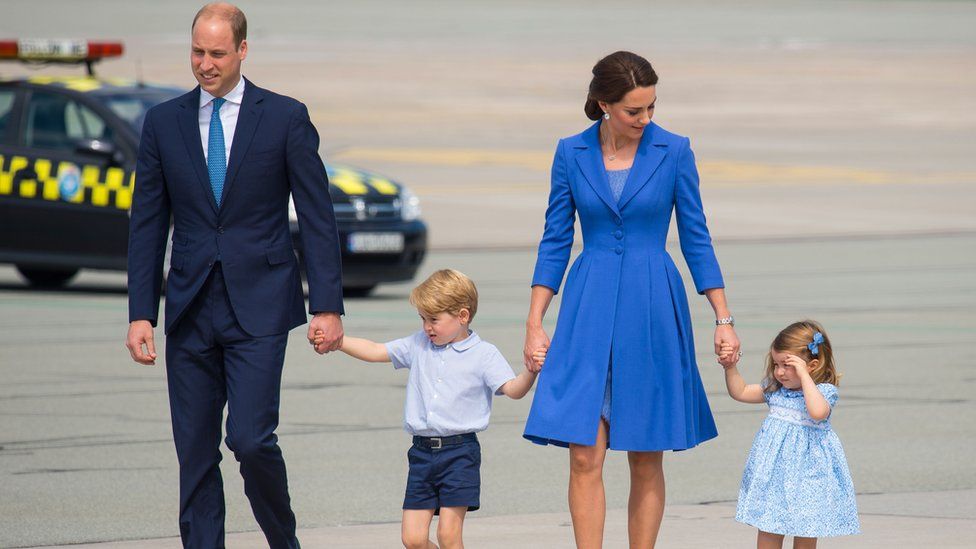 William, Kate, George and Charlotte