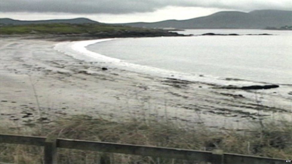 White Strand beach, Kerry, in 1984