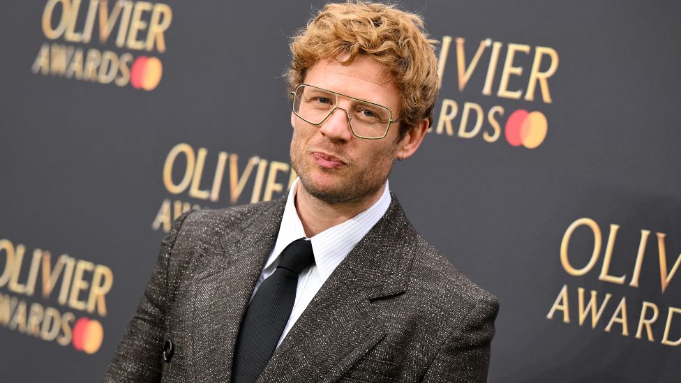 James Norton attends The Olivier Awards 2024 at The Royal Albert Hall on April 14, 2024 in London, England