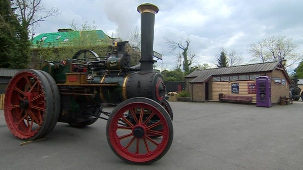 A steam engine