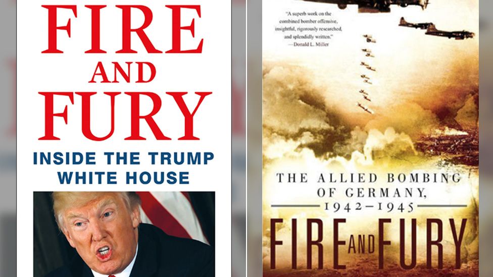 Covers of both Fire and Fury books