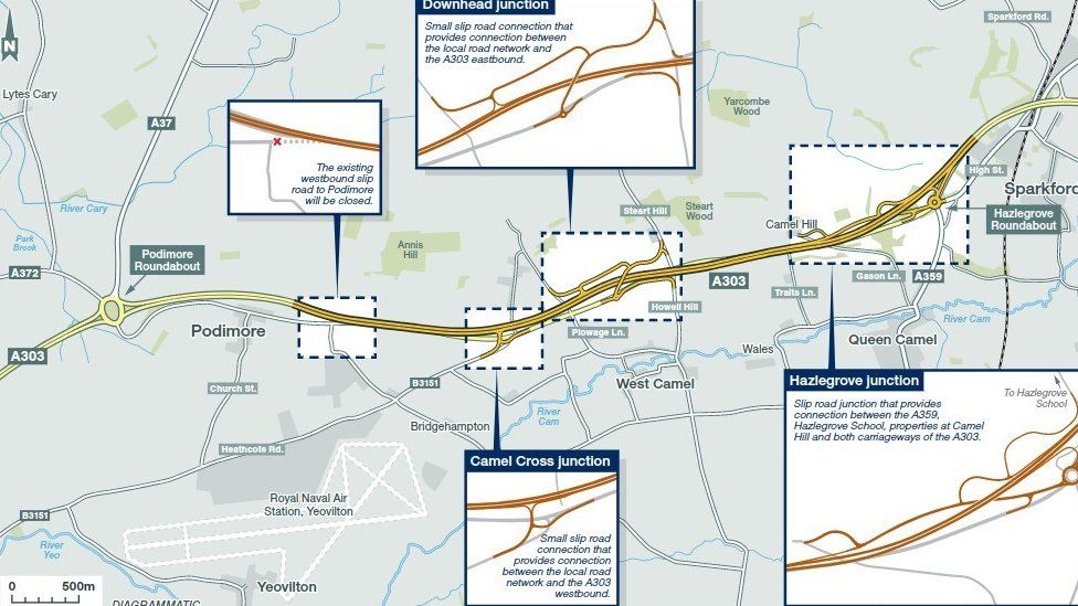 A303 dualling gets £100k to avoid project delays - BBC News