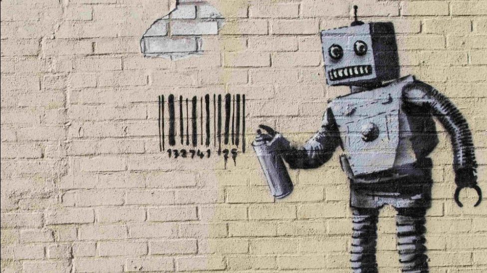 Tagging Robot in Coney Island, New York, which appeared in 2013