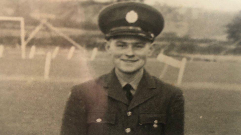 Picture of Mr Copeland during his time in the RAF in the 1950s