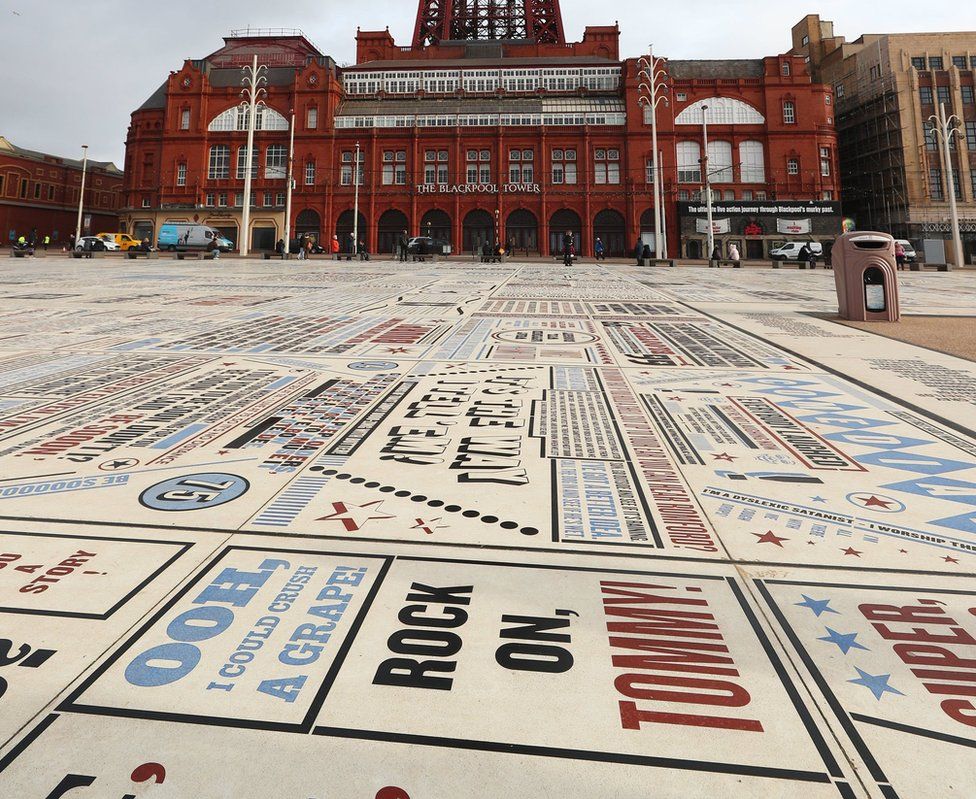 Blackpool's Comedy Carpet