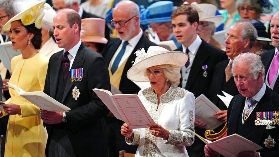 Prince William and Catherine and Prince Charles and Camilla