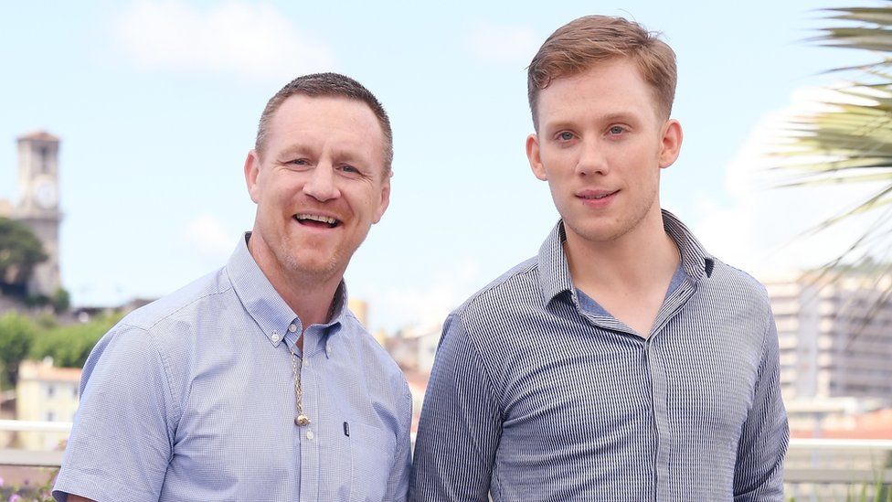 Cole with the real Billy Moore at the 2017 Cannes Film Festival