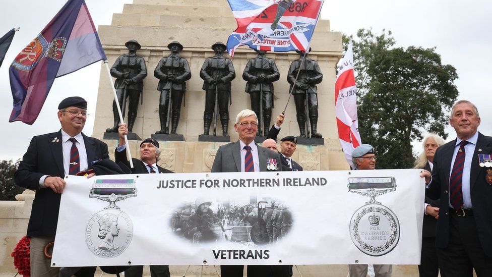 Veterans' protest