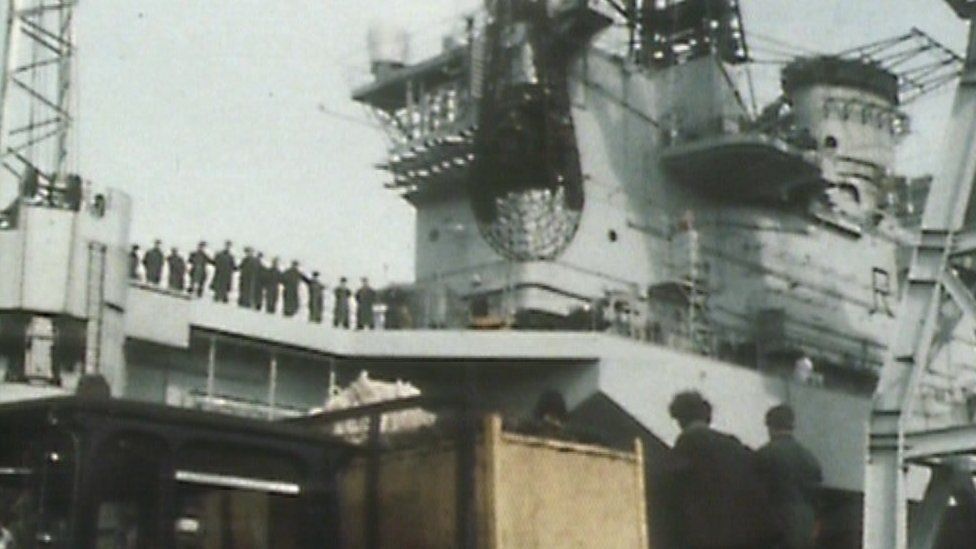 Portsmouth naval base in 1982