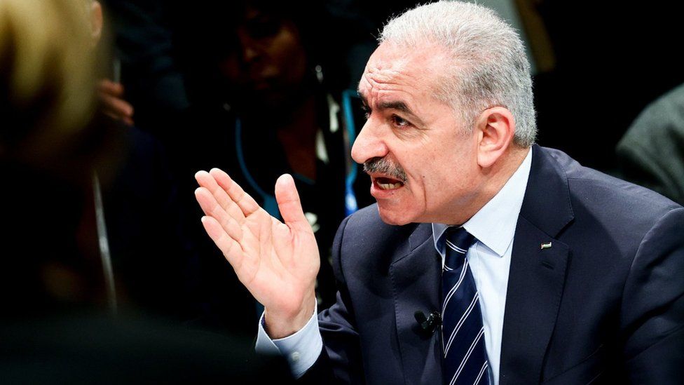 Palestinian Prime Minister Mohammad Shtayyeh debates at Munich's conference