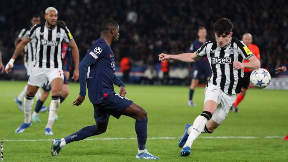 Paris St-Germain 1-1 Newcastle: Late Kylian Mbappe penalty denies ...