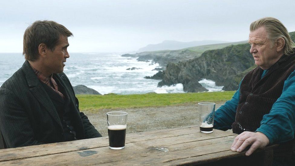 The Banshees of Inisherin co-stars Colin Farrell and Brendan Gleeson