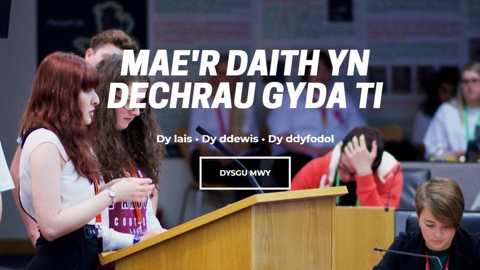 Gwefan Senedd Ieuenctid Cymru