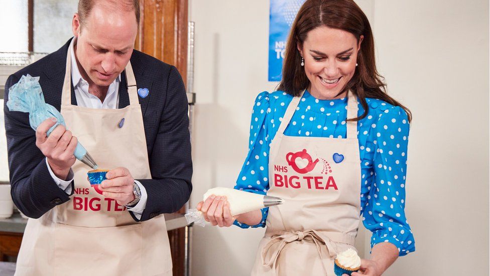 Prince William and Catherine, NHS 75th