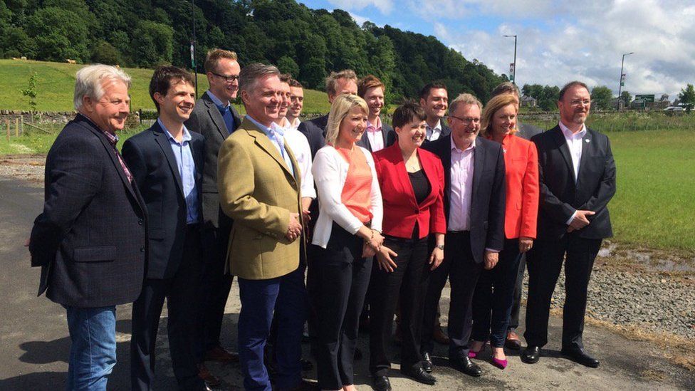 Ruth Davidson and MPs