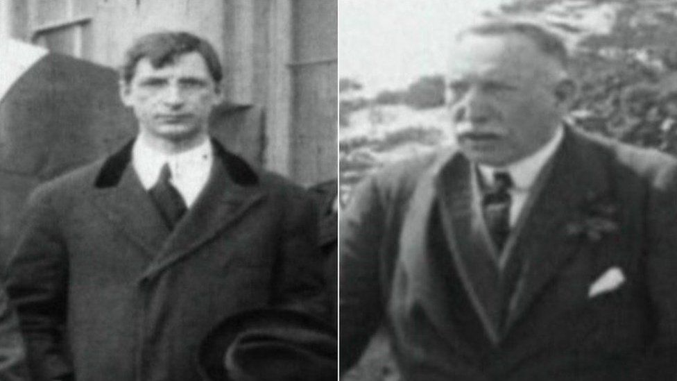 Éamon De Valera and James Craig