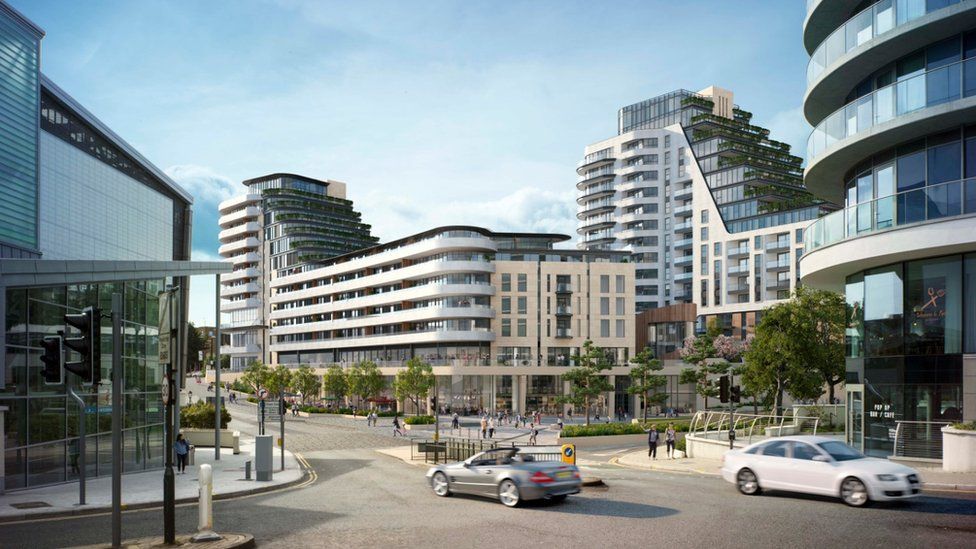 An artist's impression of the £150m planned complex
