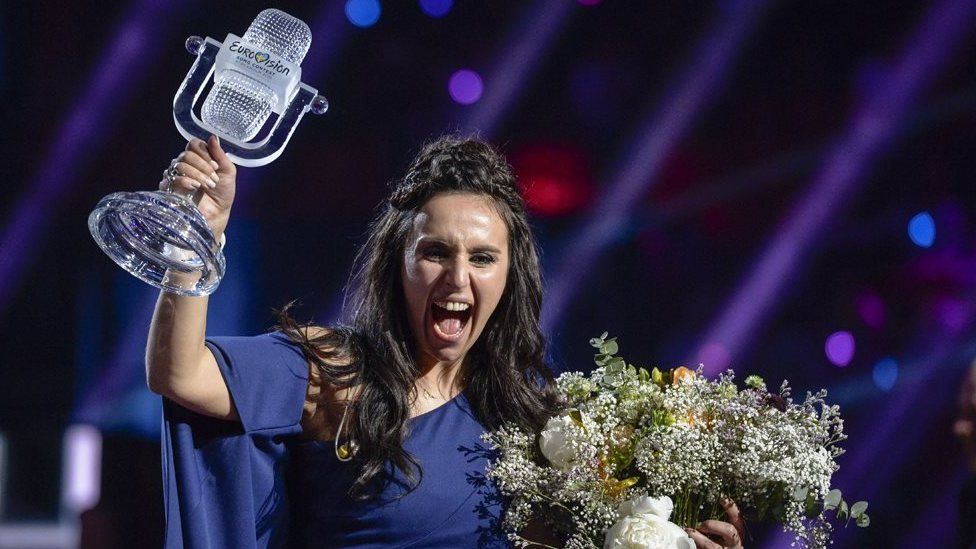 Jamala wins the Eurovision in Sweden, 2016